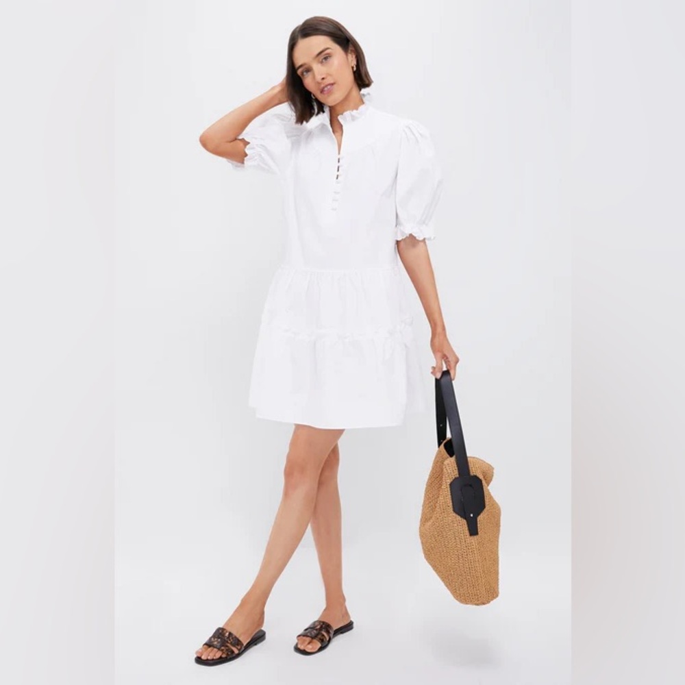 Tuckernuck White Selena Mini Dress MSRP
$148 Ruffled Button-Down Dress
